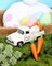 Easter Farmhouse Metal Truck with Bunny Butt Carrots Vintage Pickup Truck for Easter Spring Holiday Home Kitchen Tiered Tray Tabletop Bookshelf Decor
